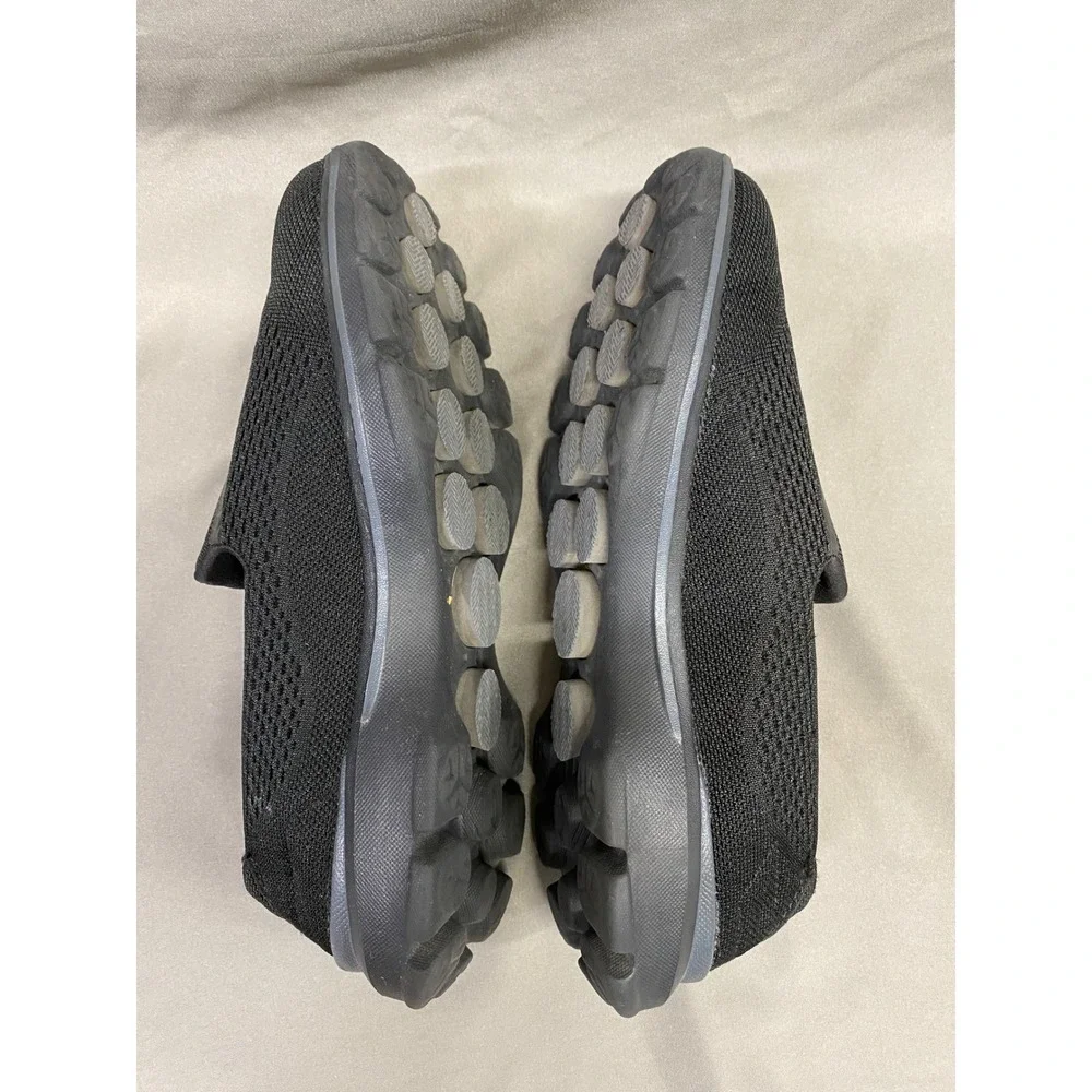 Skechers Go Walk 3 Black Mesh Slip On Goga Mat Women's Shoes Size 7.5